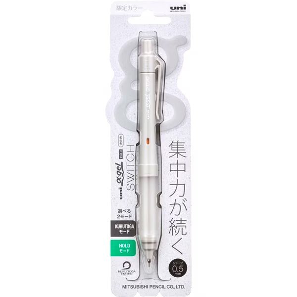 [Limited] Alpha Gel SWITCH Mechanical Pencils Pale Color / uni Mitsubishi Pencil