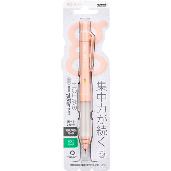 [Limited] Alpha Gel SWITCH Mechanical Pencils Pale Color / uni Mitsubishi Pencil
