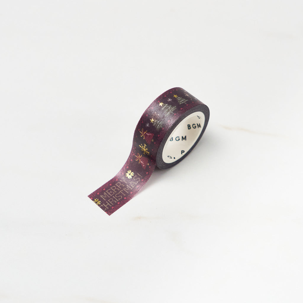 [Limited] BGM 2024 Christmas Series Foil Masking Tape / BGM