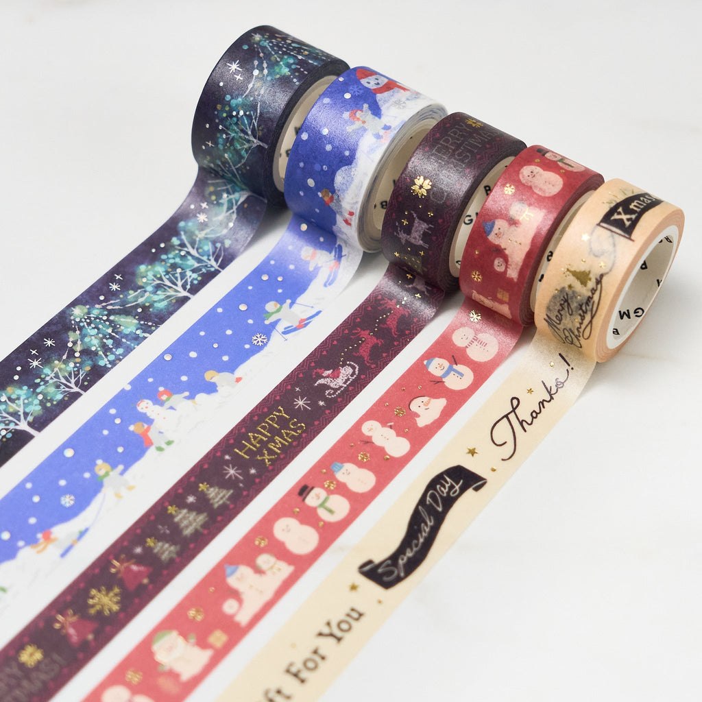 [Limited] BGM 2024 Christmas Series Foil Masking Tape / BGM