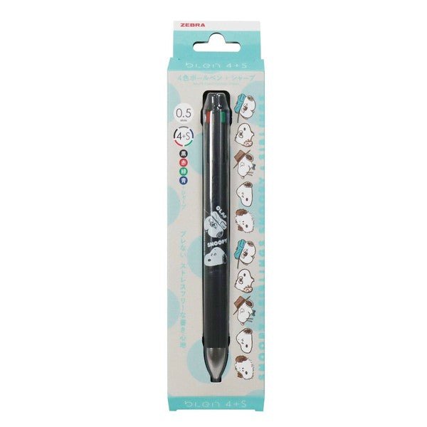 [Limited] bLen 4+S Peanuts Series Multifunctional Ballpoint Pen / Zebra