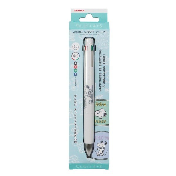 [Limited] bLen 4+S Peanuts Series Multifunctional Ballpoint Pen / Zebra