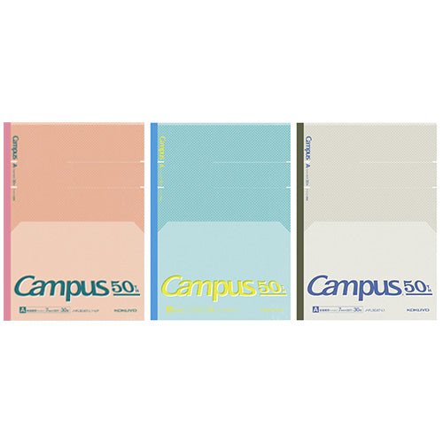 [Limited] Campus 50th Anniversary Flat Kimochii Notebook Semi B5 Size / KOKUYO
