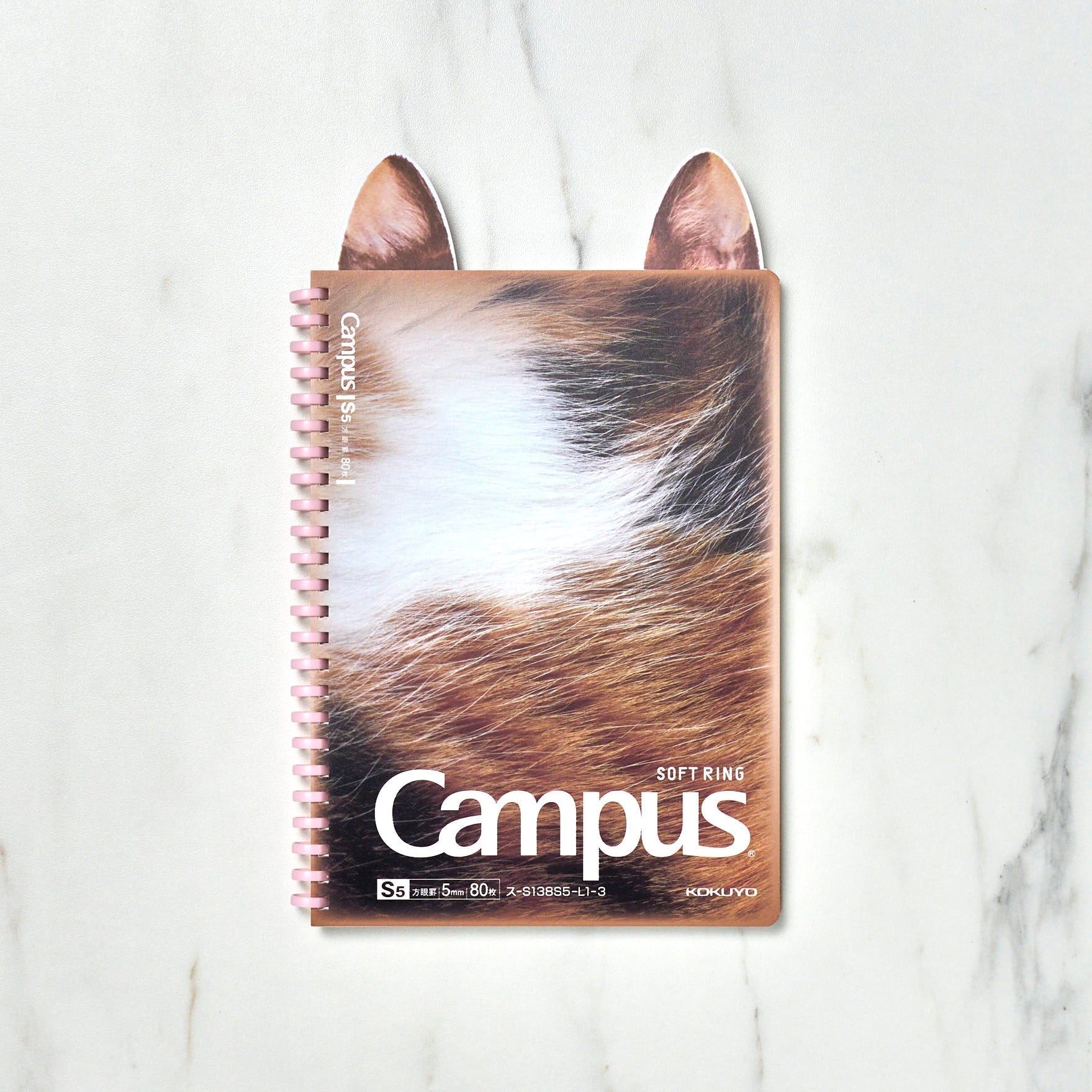 [Limited] Campus Paw Soft Ring Notebook / KOKUYO