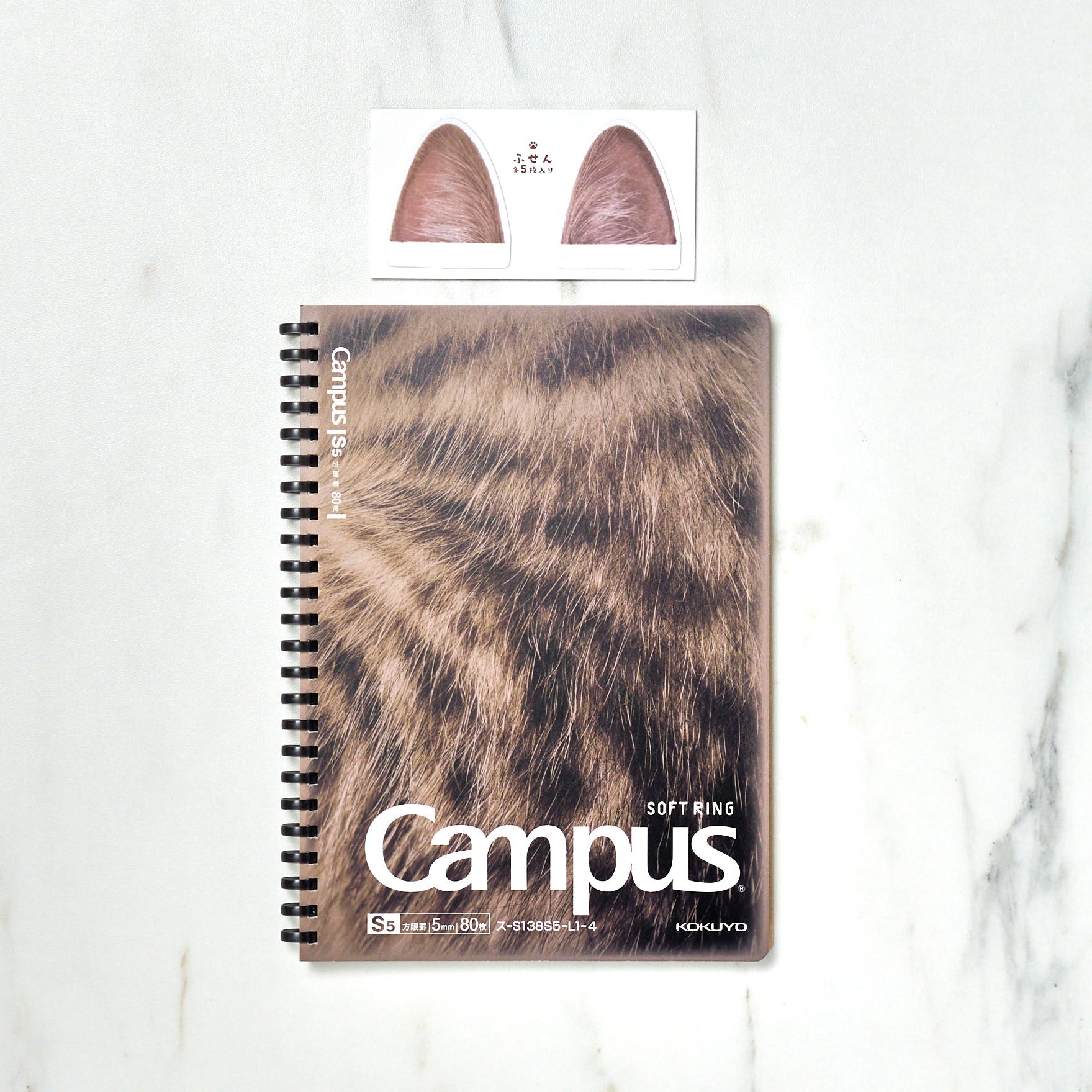 [Limited] Campus Paw Soft Ring Notebook / KOKUYO