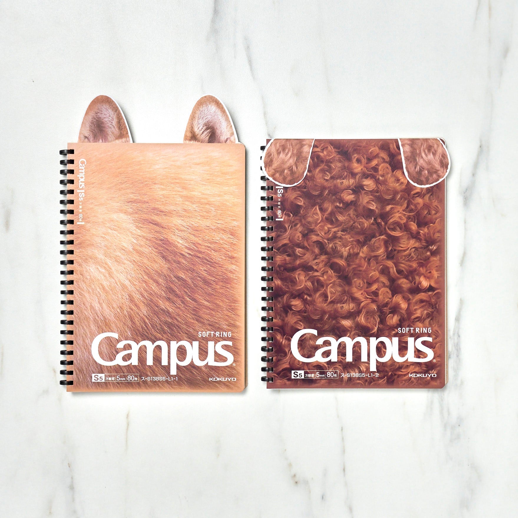 [Limited] Campus Paw Soft Ring Notebook / KOKUYO