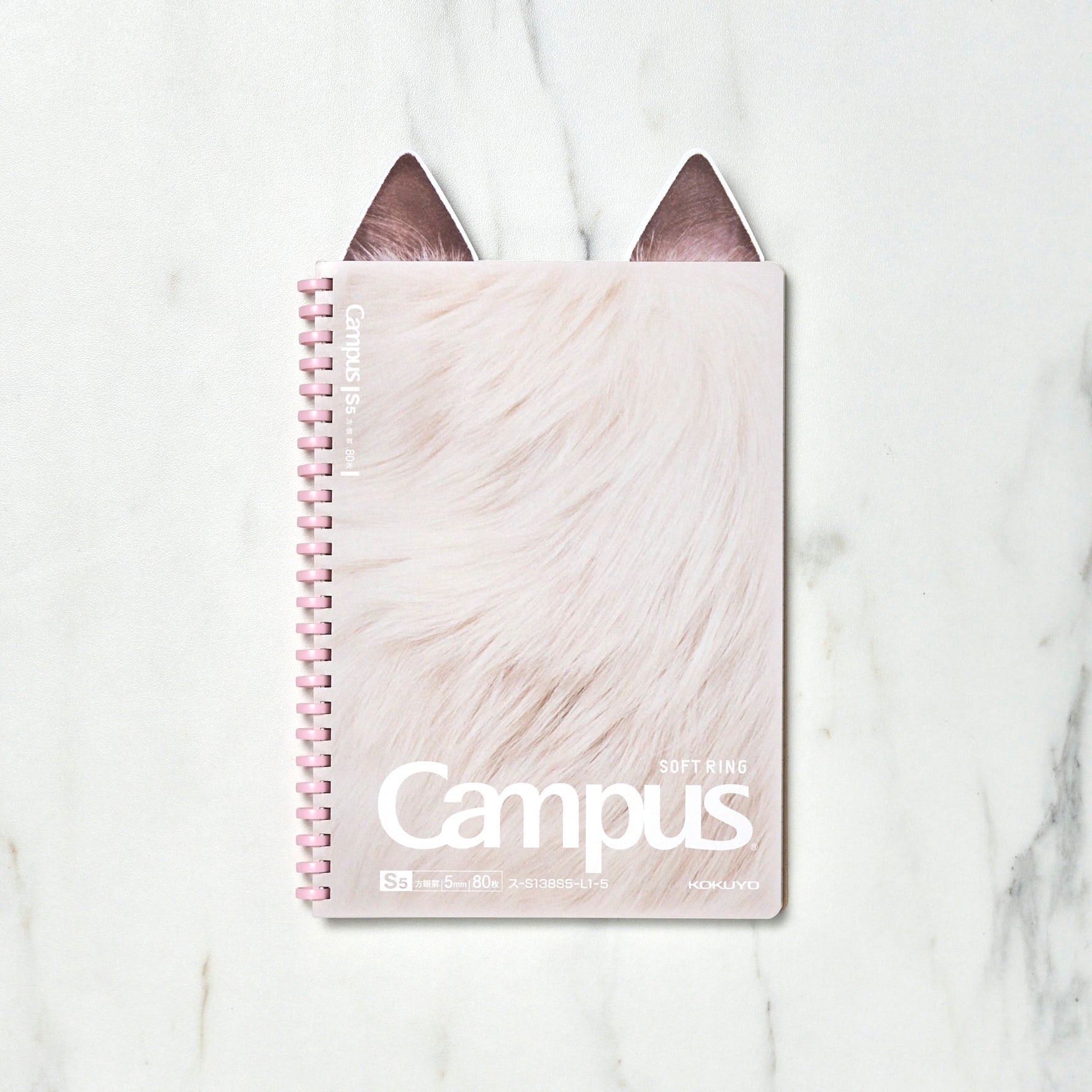 [Limited] Campus Paw Soft Ring Notebook / KOKUYO