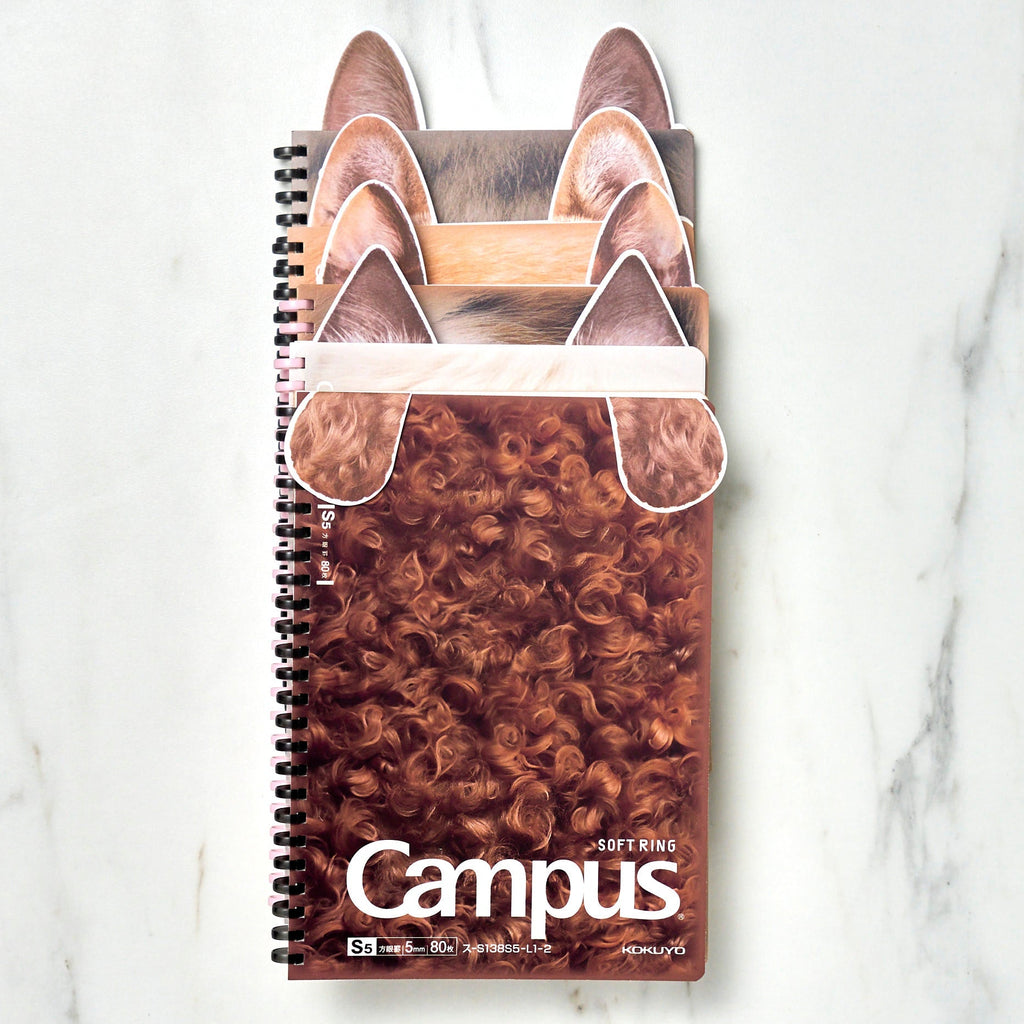 [Limited] Campus Paw Soft Ring Notebook / KOKUYO