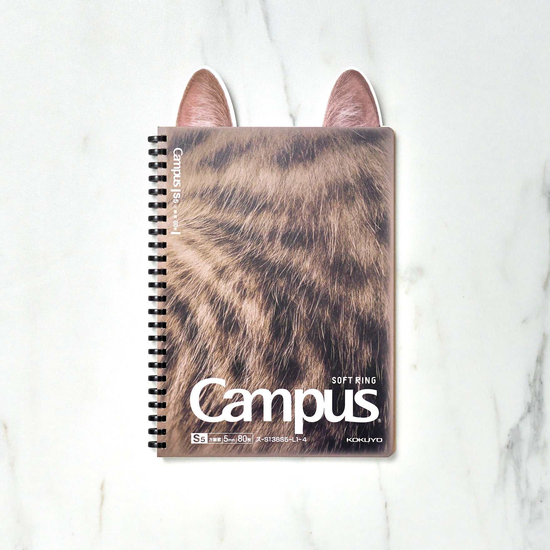 [Limited] Campus Paw Soft Ring Notebook / KOKUYO