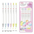 [Limited] Clickart Water-Based Markers 6 Color Set / Zebra