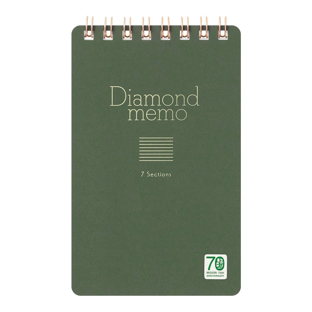 [Limited] Diamond Memo Pad MIDORI 70th Anniversary Color / MIDORI