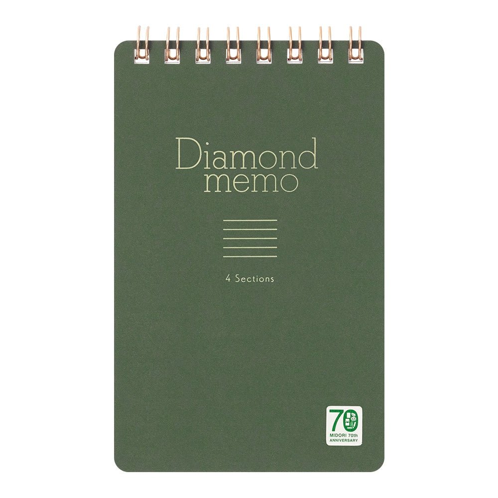 [Limited] Diamond Memo Pad MIDORI 70th Anniversary Color / MIDORI