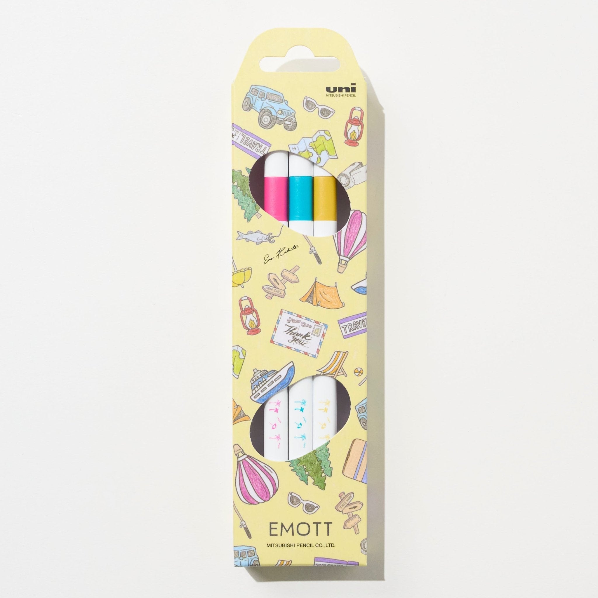 [Limited] EMOTT Ena Kakuta Set / uni Mitsubishi Pencil