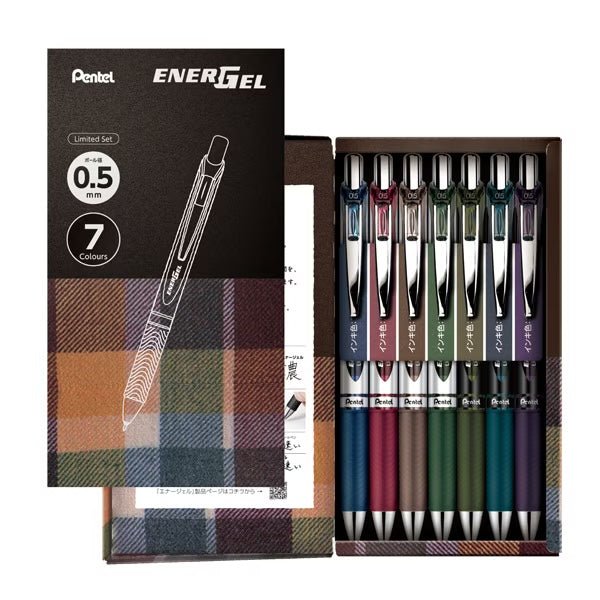 [Limited] Energel Gel Ink Pen 7-Color Set / Pentel