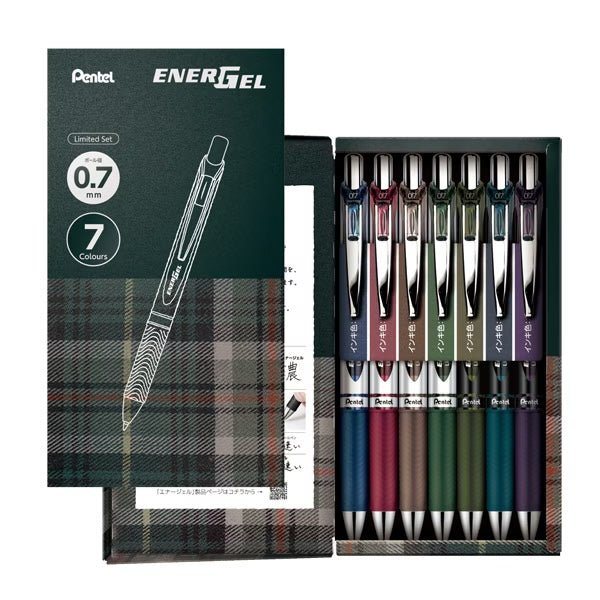 [Limited] Energel Gel Ink Pen 7-Color Set / Pentel