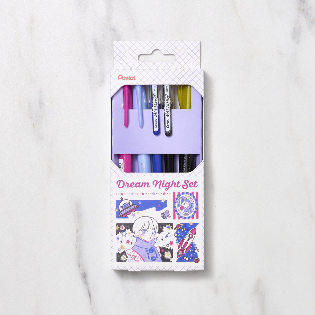 [Limited] Mattehop and Brush Pen Set / Pentel