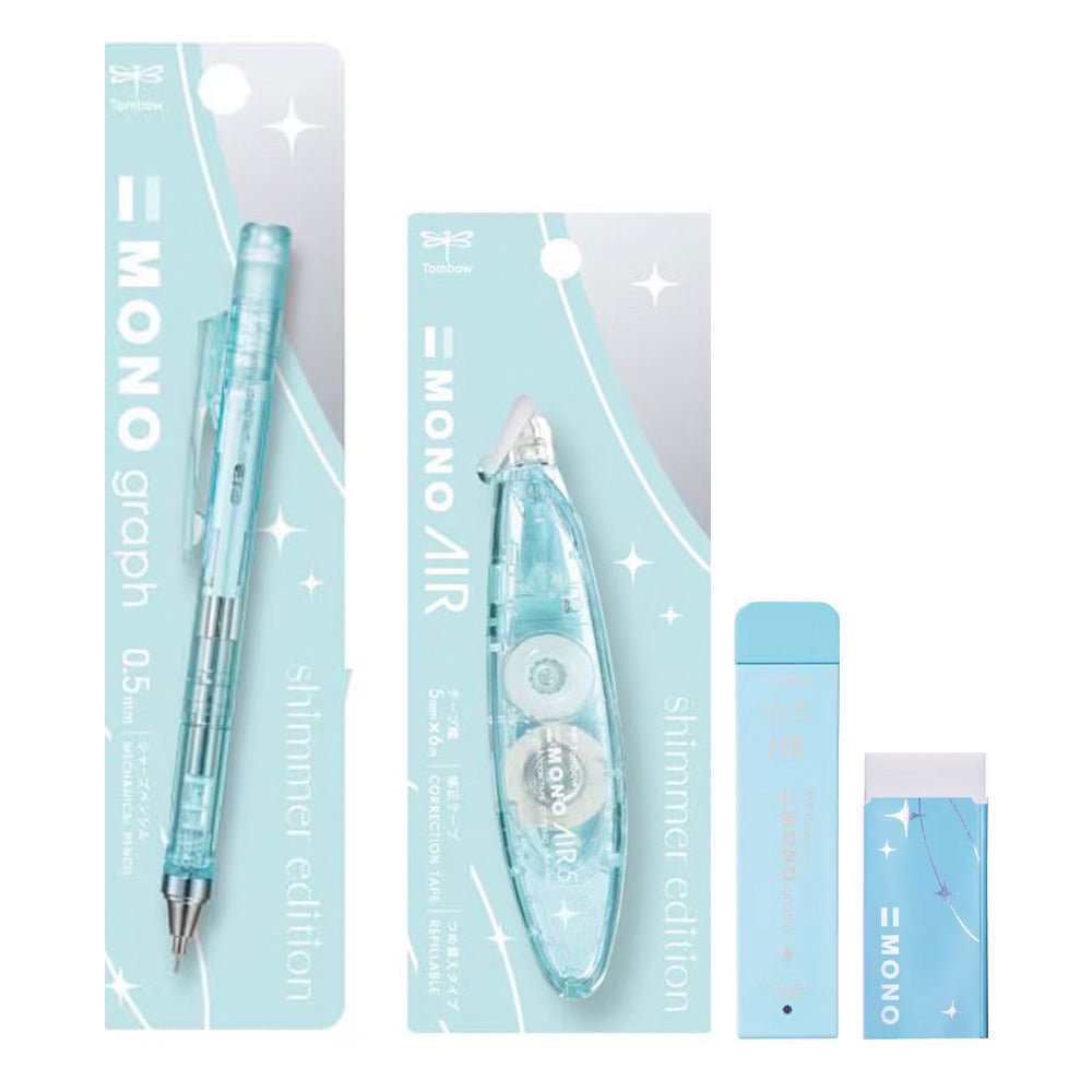 [Limited] MONO Shimmer Edition Emerald Color Set / Tombow