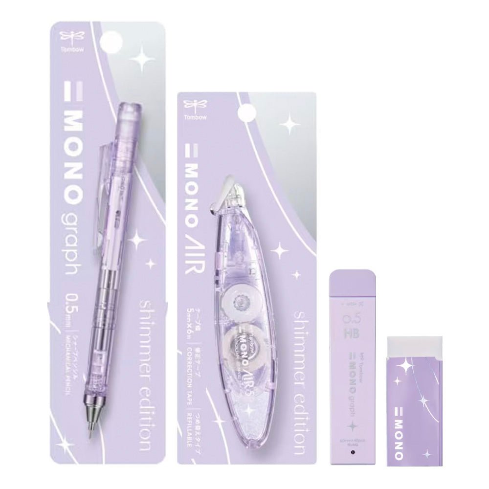 [Limited] MONO Shimmer Edition Lilac Color Set / Tombow