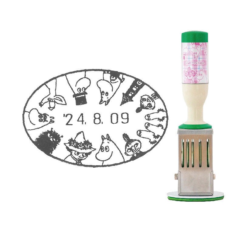 [Limited] Moomin Date Stamp Collection 80th Anniversary Edition / FUTABA