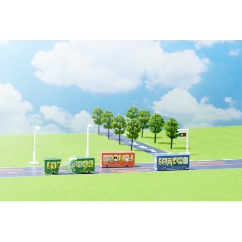 [Limited] norino Animal Bus Paper Case Correction Tape / PLUS