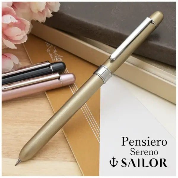 [Limited] Pensiero Sereno Gold Multi Pen / Sailor