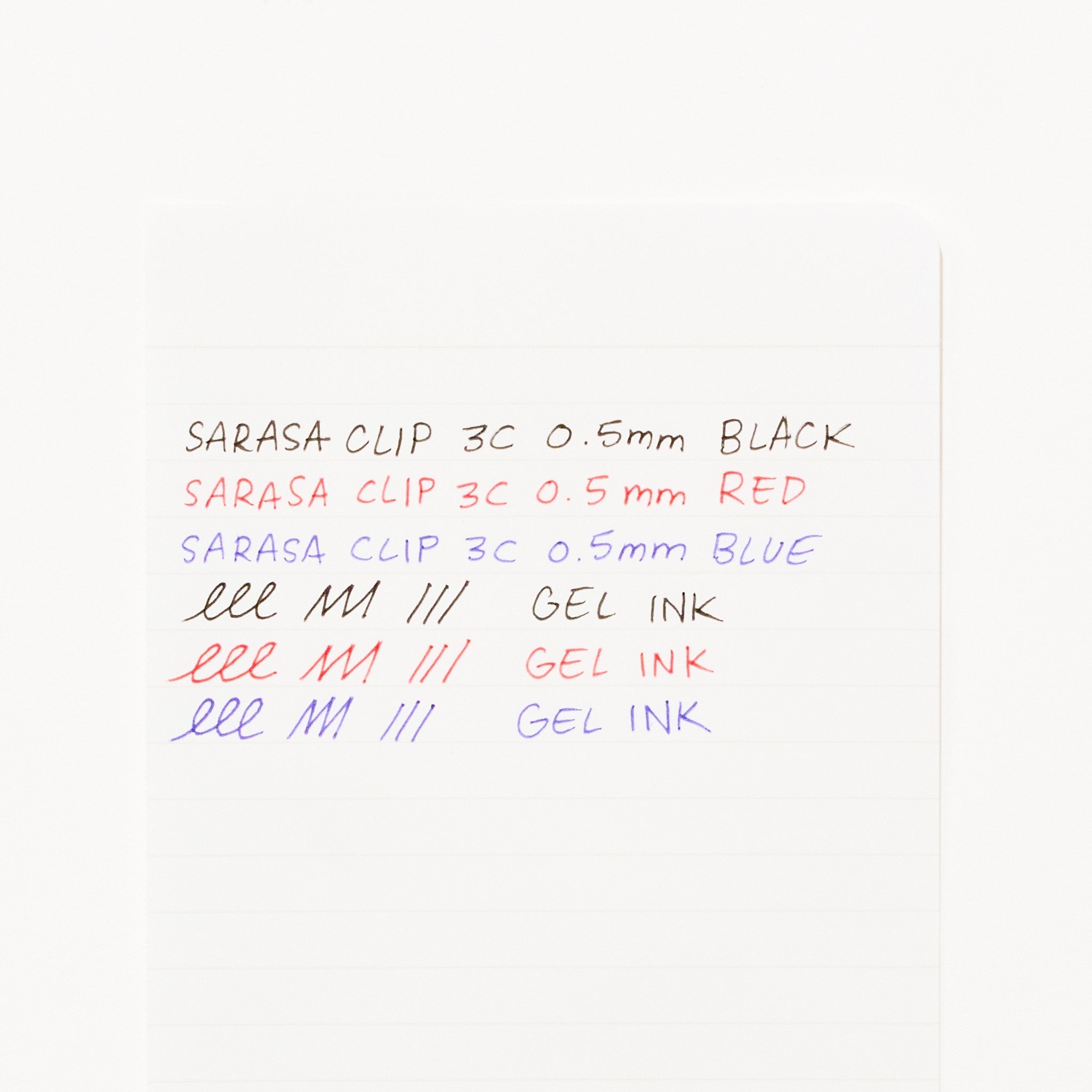 [Limited] Sarasa 3C Gel Ink Pen Monochrome Series / Zebra