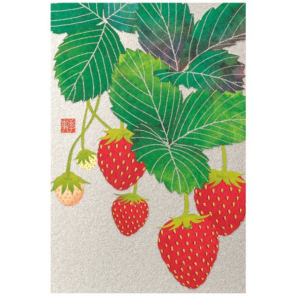 [Limited] Seasons Spring Silk-Print Postcard / MIDORI