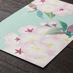 [Limited] Seasons Spring Silk-Print Postcard / MIDORI