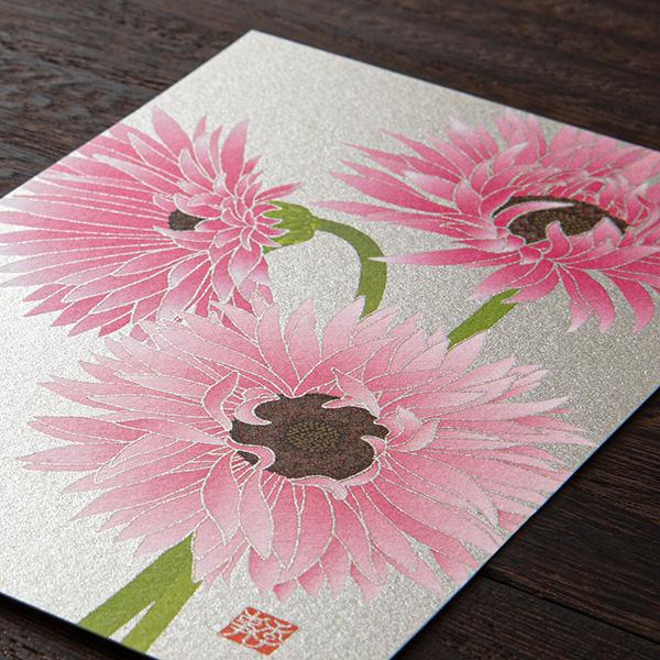 [Limited] Seasons Spring Silk-Print Postcard / MIDORI