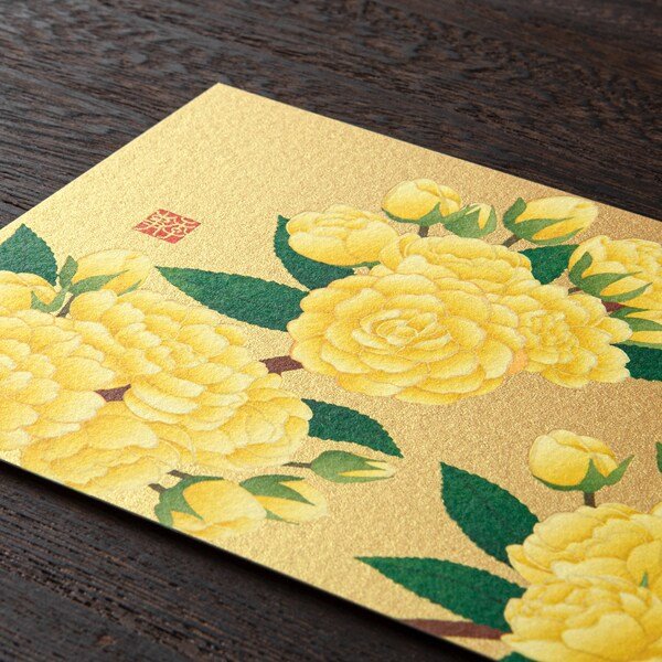 [Limited] Seasons Spring Silk-Print Postcard / MIDORI