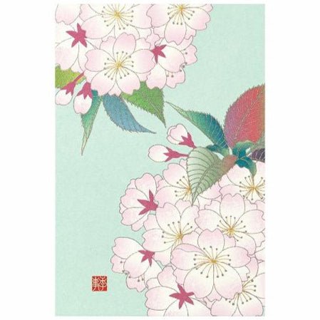 [Limited] Seasons Spring Silk-Print Postcard / MIDORI