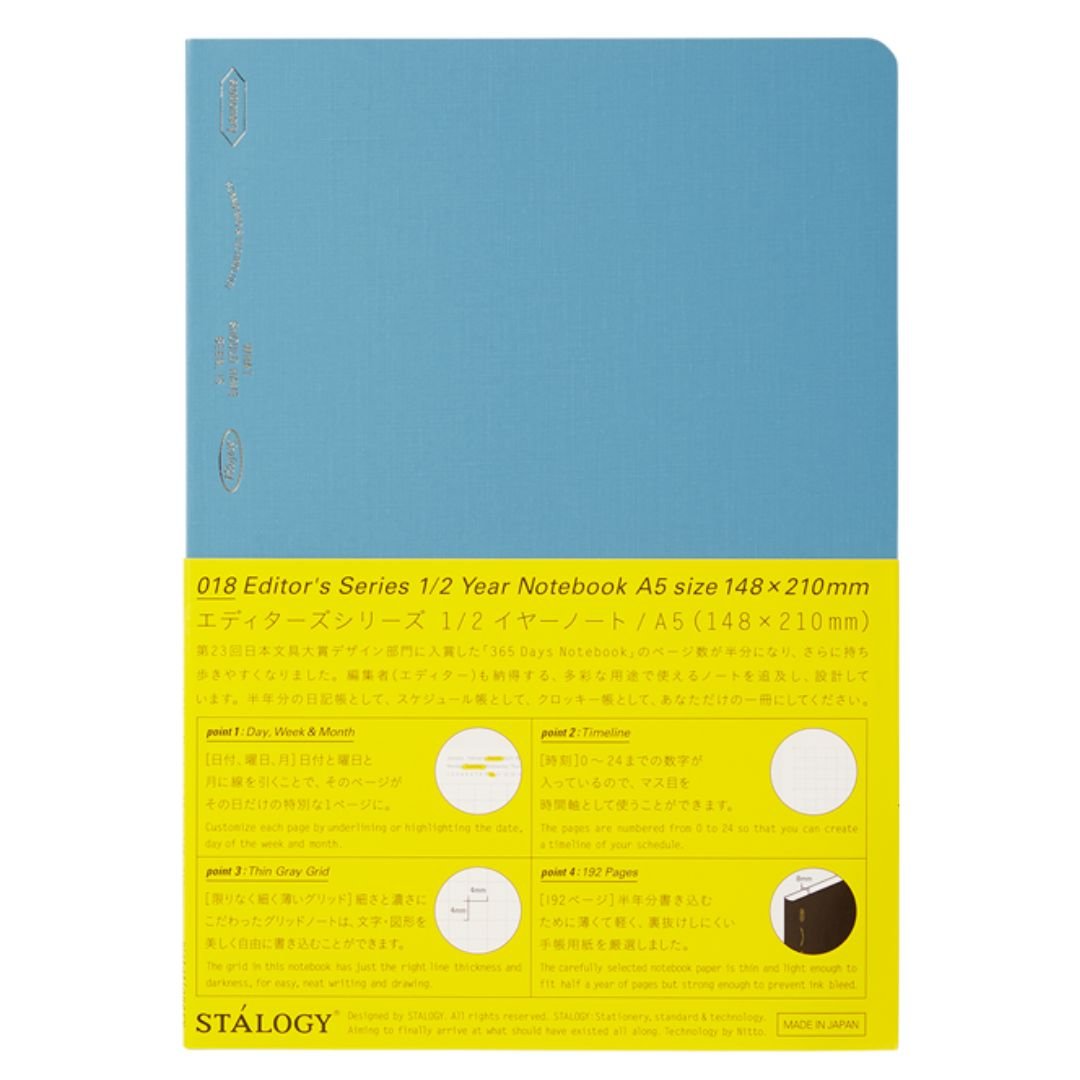 [Limited] STALOGY Editor's Series 1/2 Year Notebook / Nitto