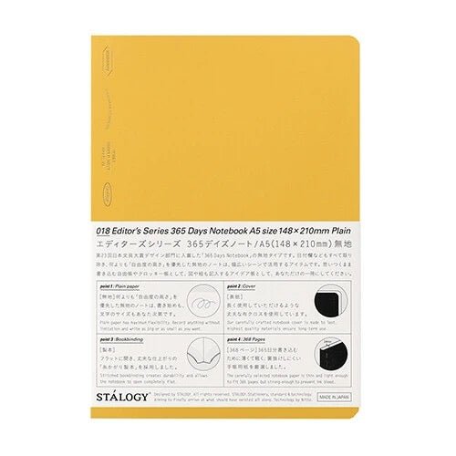 [Limited] STALOGY Editor's Series 365 Days Notebook / Nitto