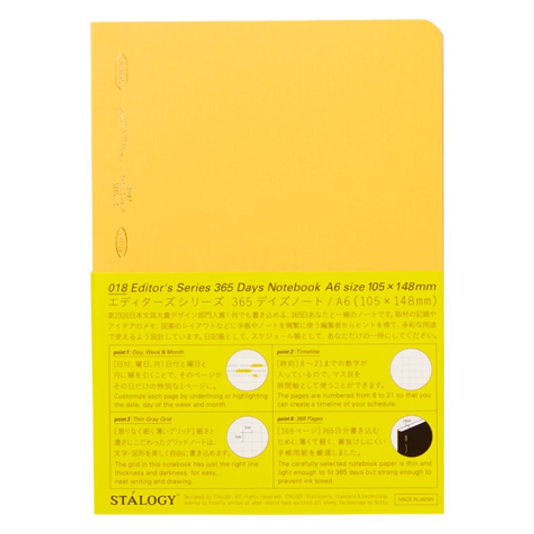 [Limited] STALOGY Editor's Series 365 Days Notebook / Nitto