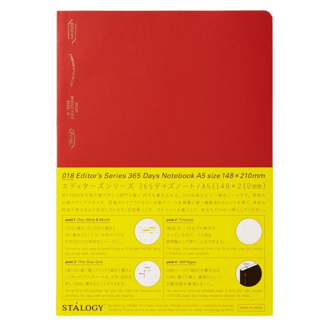 [Limited] STALOGY Editor's Series 365 Days Notebook / Nitto