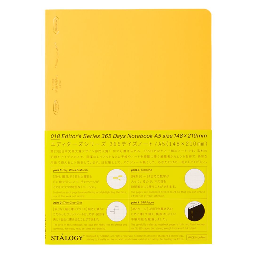 [Limited] STALOGY Editor's Series 365 Days Notebook / Nitto