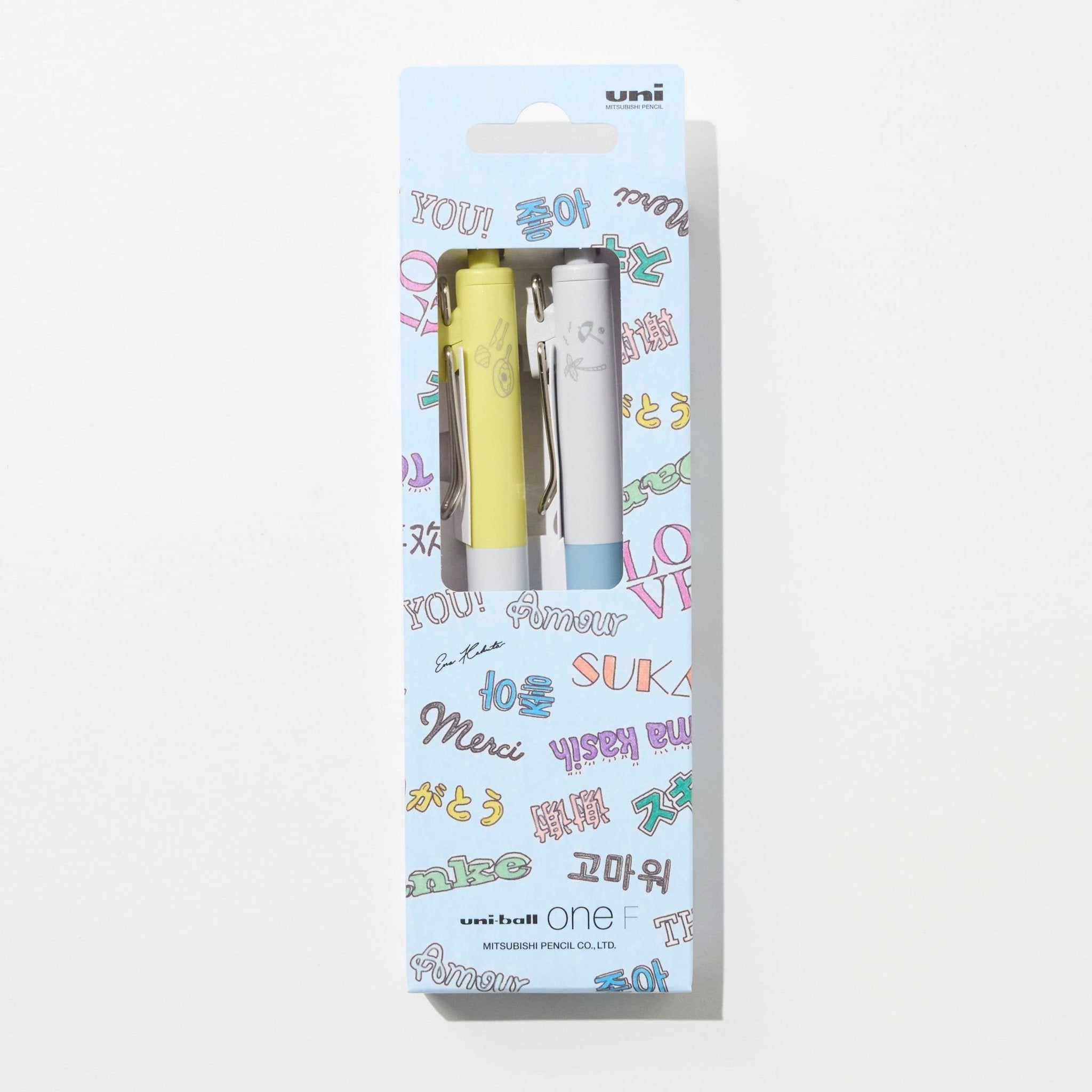 [Limited] uni-ball one & uni-ball one F Ena Kakuta Set / uni Mitsubishi Pencil