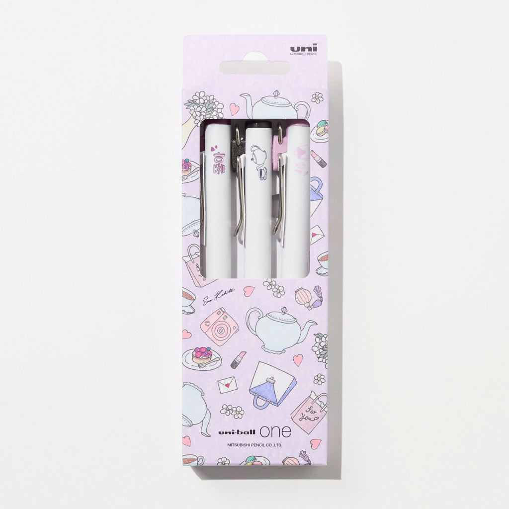 [Limited] uni-ball one & uni-ball one F Ena Kakuta Set / uni Mitsubishi Pencil