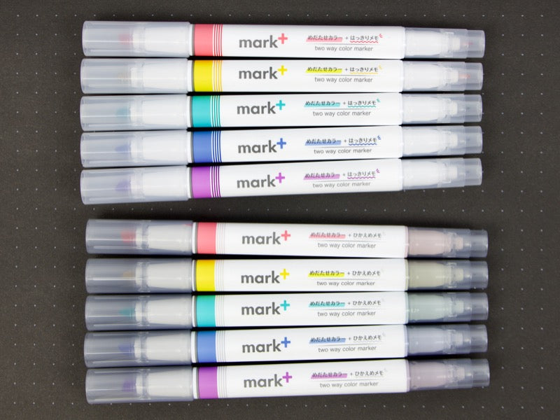 Kokuyo Mark+ Two Way 5 Color Set