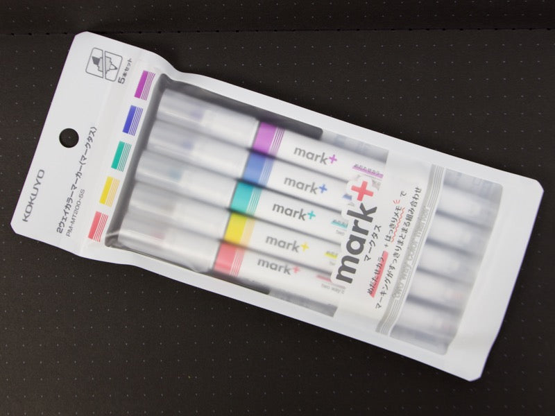 Kokuyo Mark+ Two Way 5 Color Set