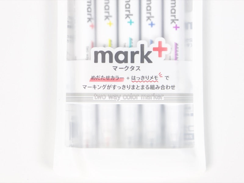 Kokuyo Mark+ Two Way 5 Color Set