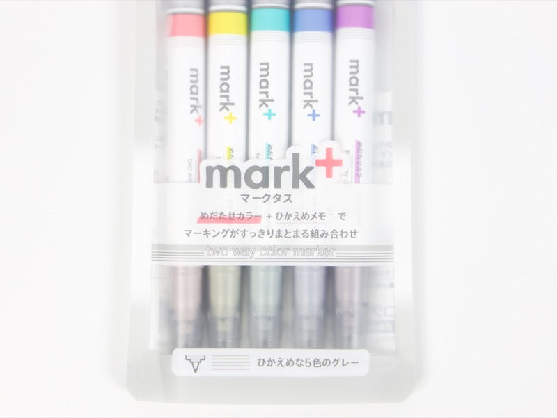 Kokuyo Mark+ Two Way 5 Color Set