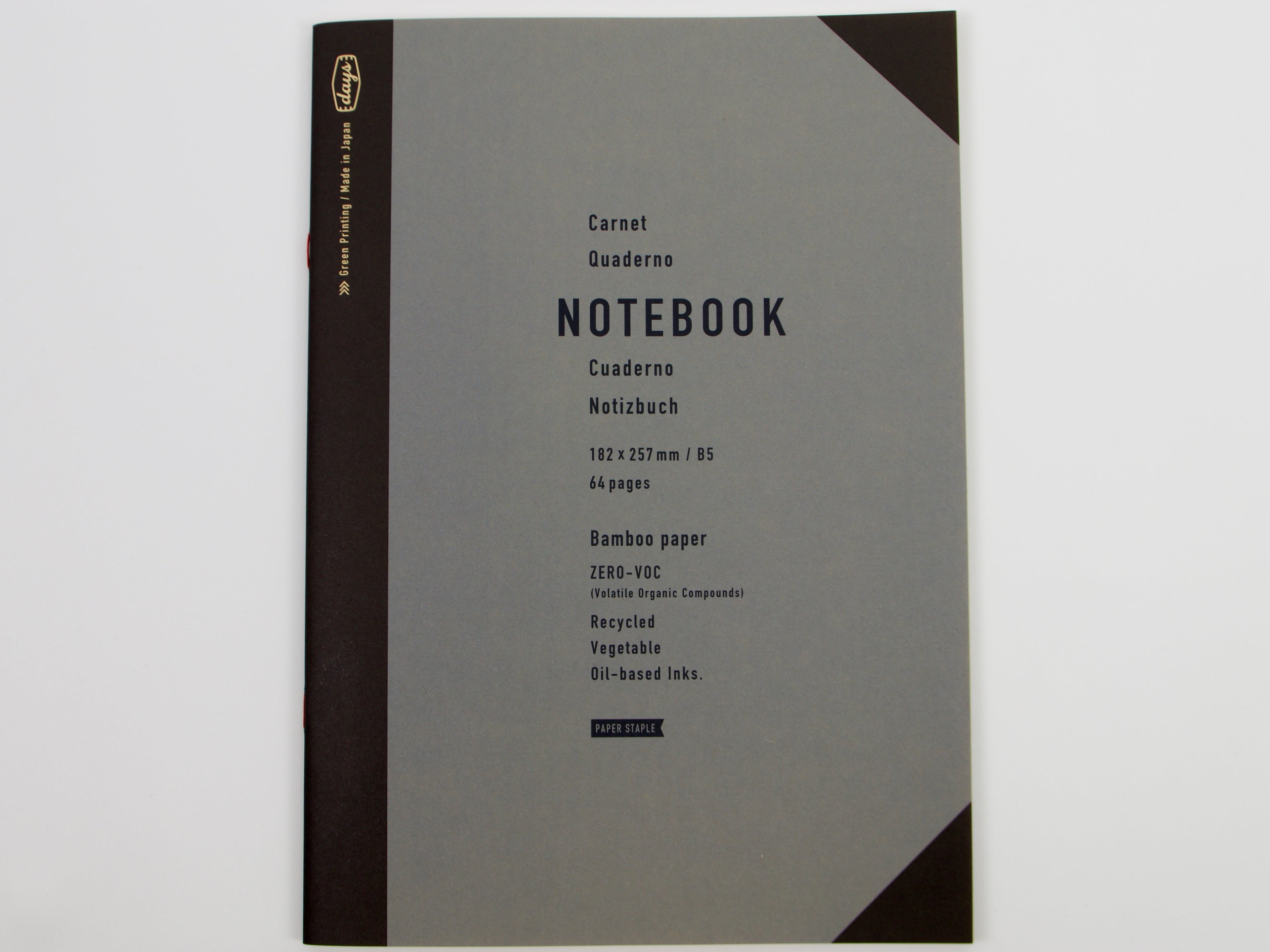 Mark's Inc. Carnet Bamboo Paper Notebook B5