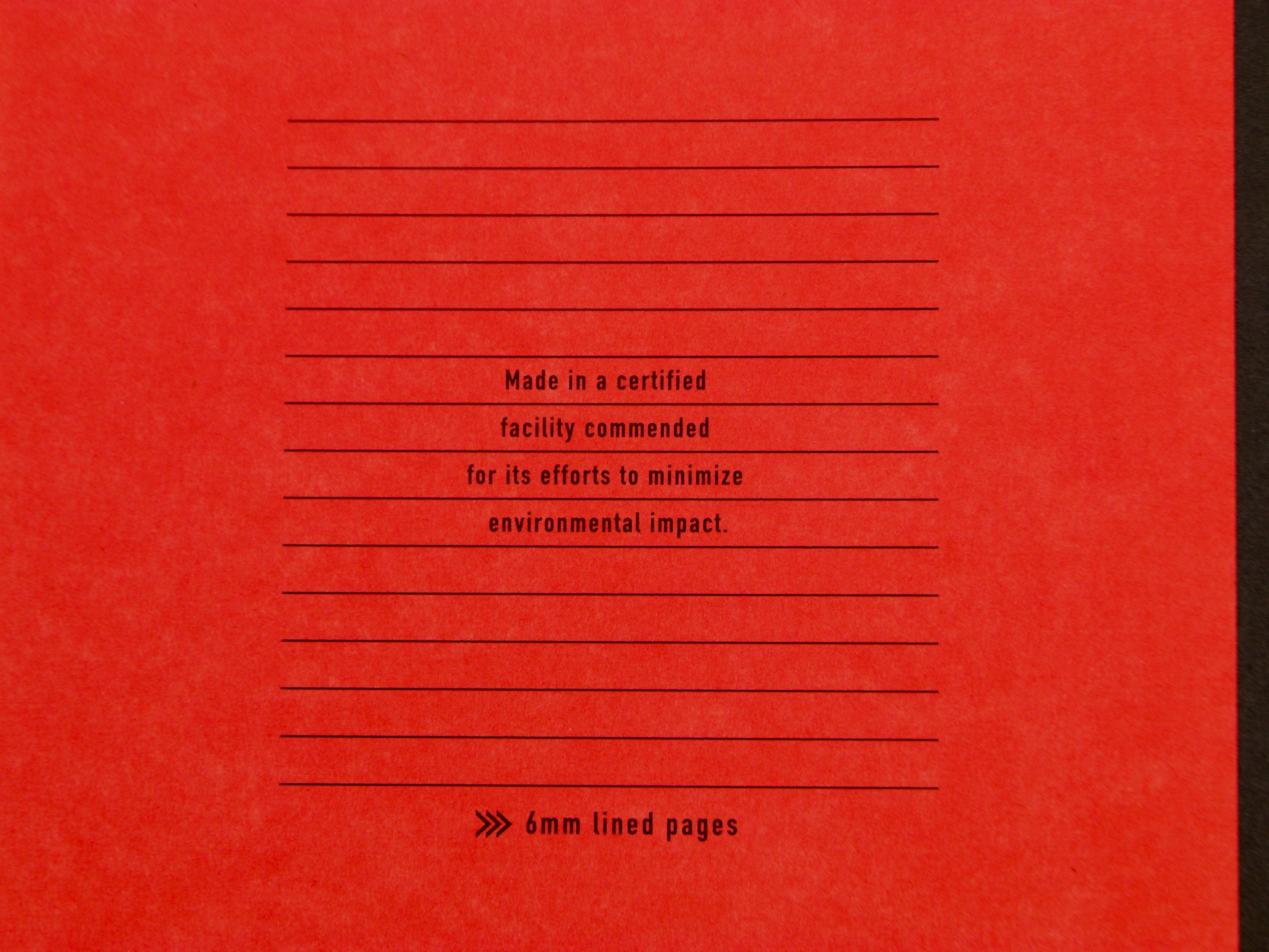 Mark's Inc. Carnet Bamboo Paper Notebook B5