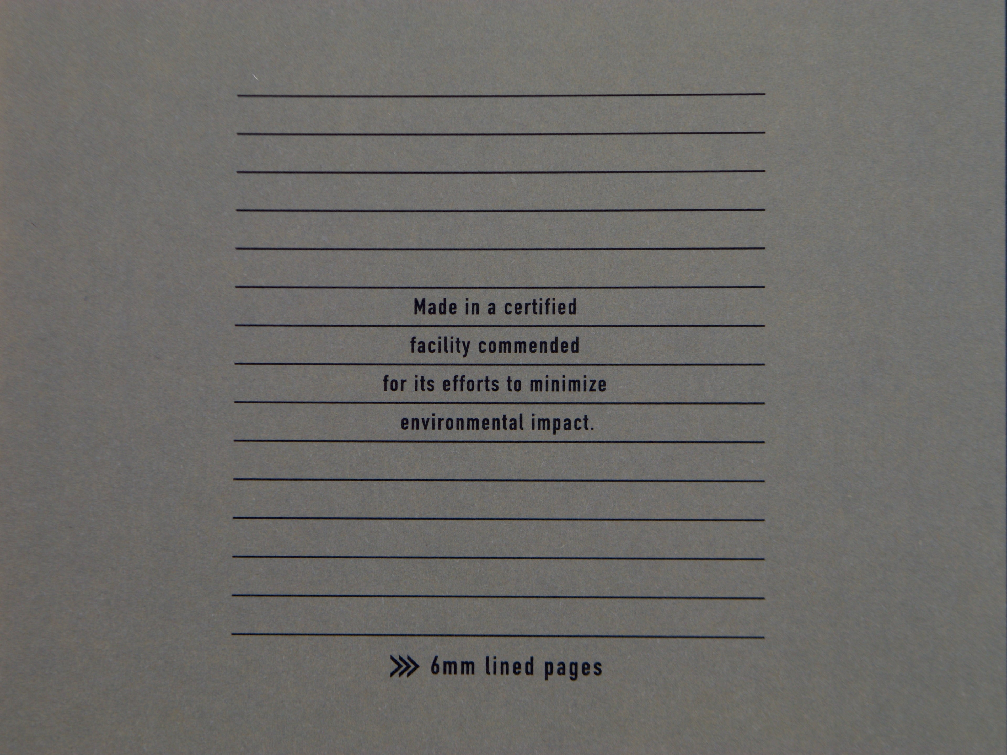 Mark's Inc. Carnet Bamboo Paper Notebook B5