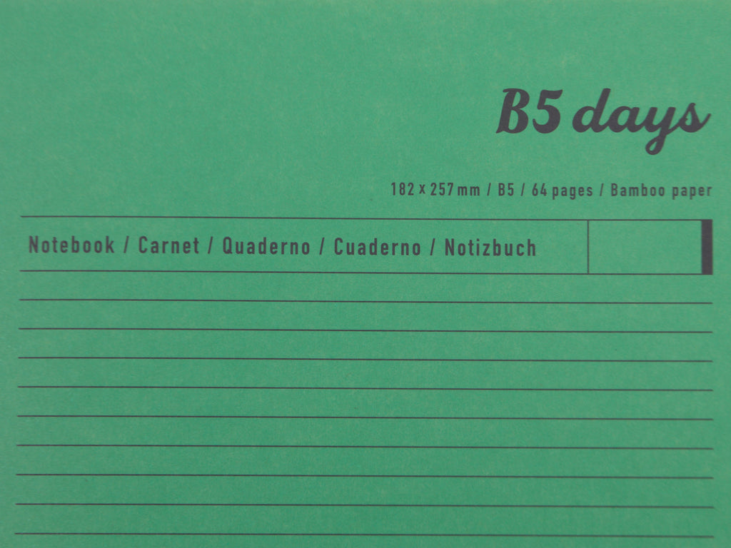 Mark's Inc. Days Bamboo Paper Notebook B5