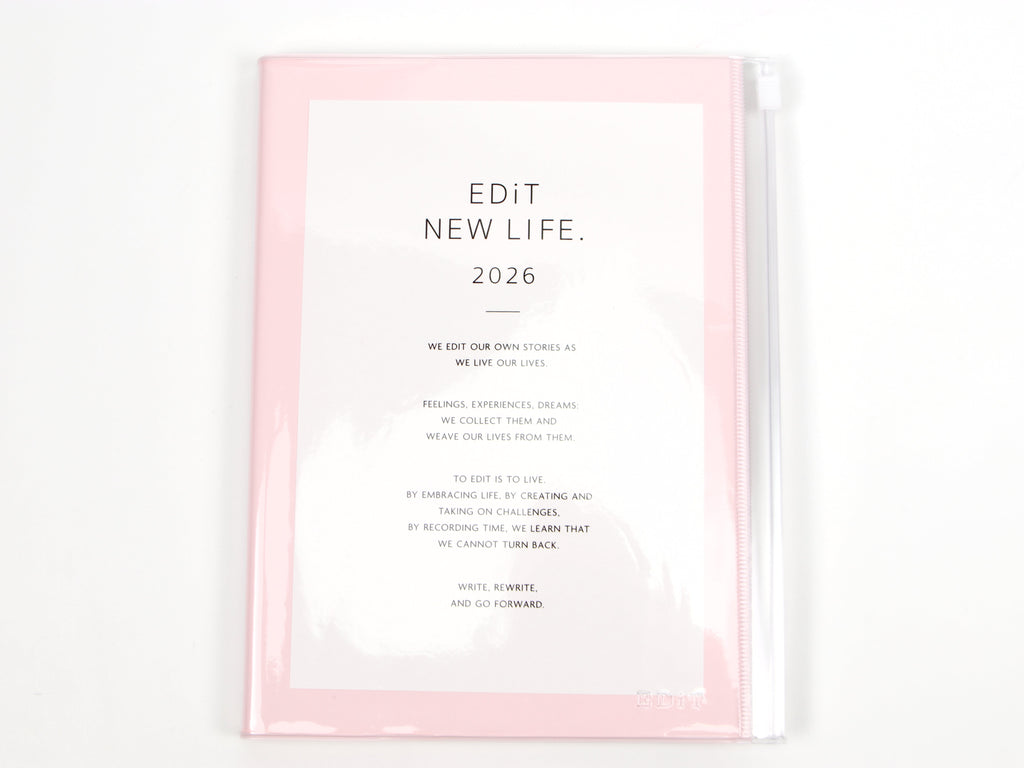 Mark's Inc. EdiT New Life Clear Pocket 2026 A5