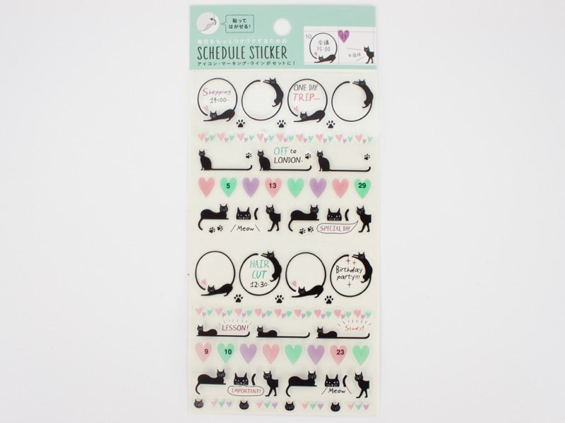 Mark's Inc Schedule Stickers Blue Label