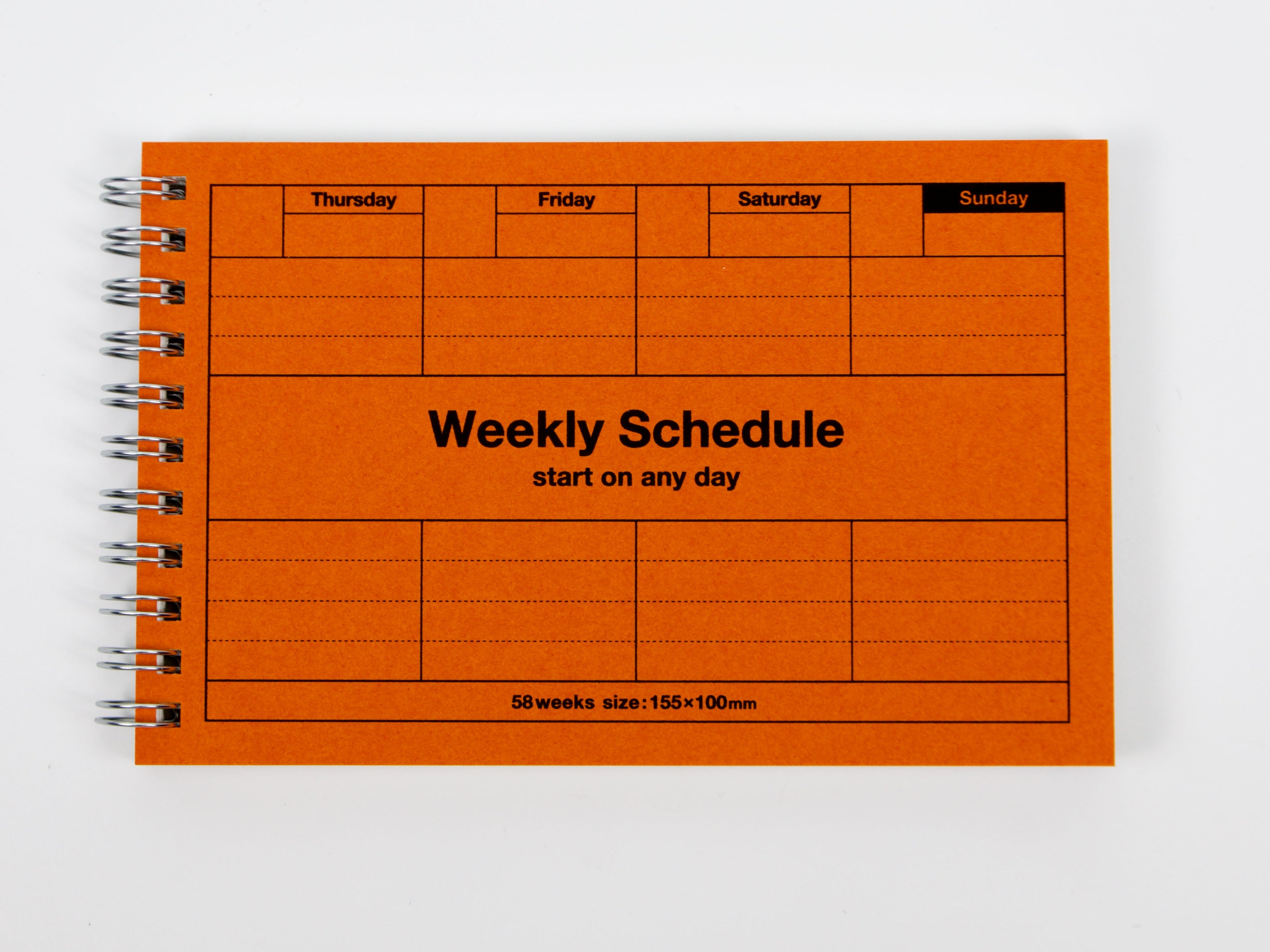 Mark's Inc. Weekly Schedule