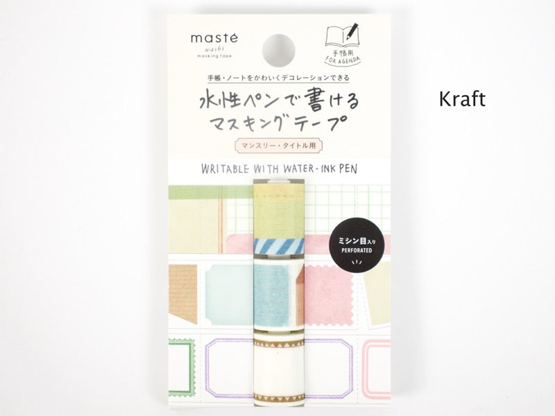 Mark's Inc. Trio Perforated Writeable Washi for Agenda
